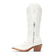 Durango Women's Crush 16" Snip Toe Tall Western Boot - Porcelain White - DRD0512 - Inside Profile - Overlook Boots