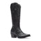 Durango Women's Crush 16" Snip Toe Tall Western Boot - Polished Black Onyx - DRD0513 - Front Angle - Overlook Boots