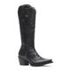 Durango Women's Crush 16" Snip Toe Tall Western Boot - Polished Black Onyx - DRD0513 - Front Angle - Overlook Boots