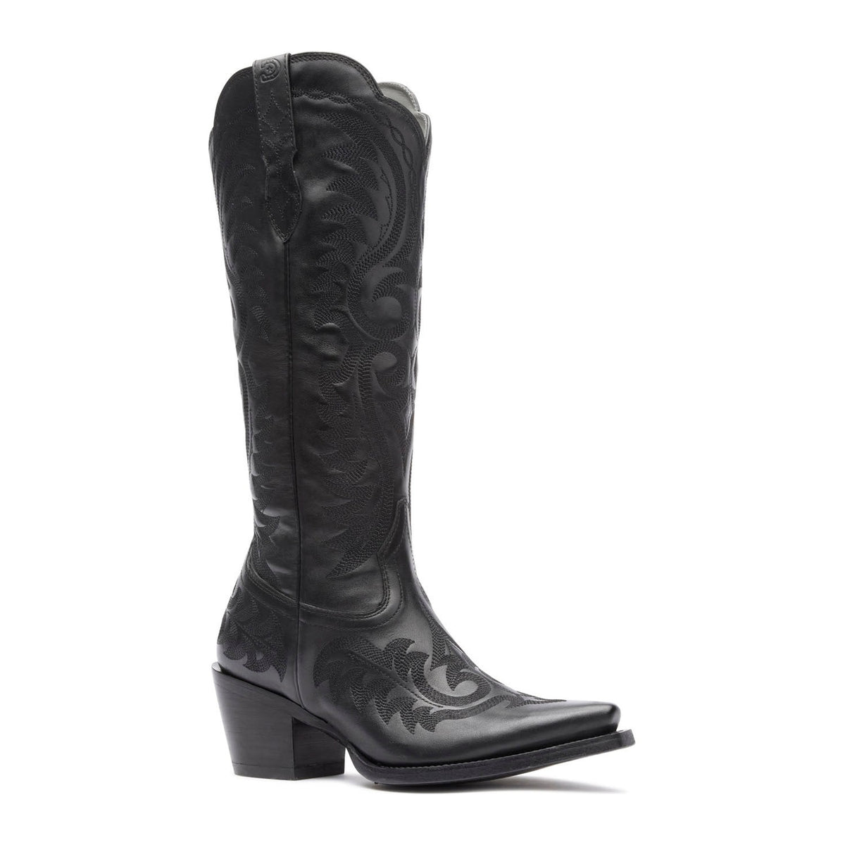 Durango Women's Crush 16" Snip Toe Tall Western Boot - Polished Black Onyx - DRD0513 6 / Medium / Polished Black Onyx - Overlook Boots