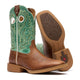 Durango Women's Shyloh 10" Square Toe Western Boot - Mocha/Jade Green - DRD0515 - Outsole - Overlook Boots