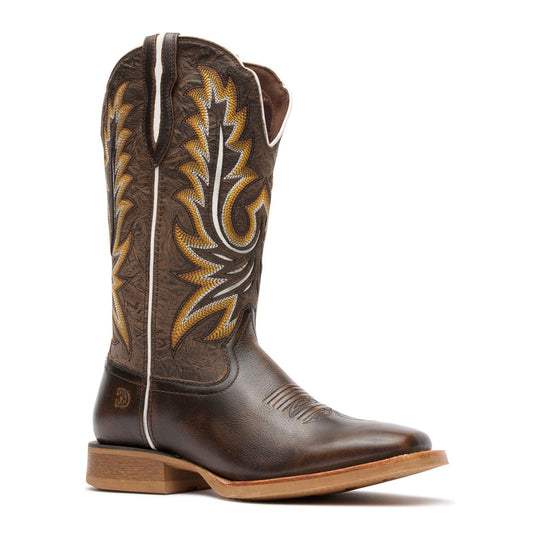 Durango Women's Lady Rebel Pro 12" Square Toe Western Boot - Burnished Peppercorn - DRD0516 - Front Angle - Overlook Boots