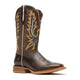 Durango Women's Lady Rebel Pro 12" Square Toe Western Boot - Burnished Peppercorn - DRD0516 - Front Angle - Overlook Boots
