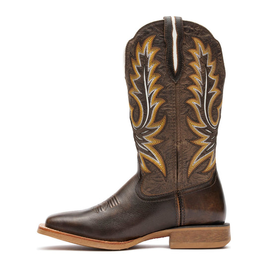 Durango Women's Lady Rebel Pro 12" Square Toe Western Boot - Burnished Peppercorn - DRD0516 - Inside Profile - Overlook Boots