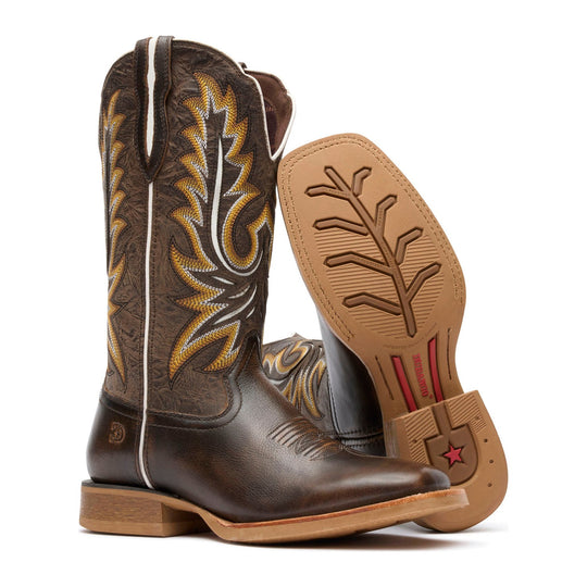 Durango Women's Lady Rebel Pro 12" Square Toe Western Boot - Burnished Peppercorn - DRD0516 - Outsole - Overlook Boots