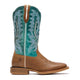 Durango Women's Lady Rebel Pro 12" Square Toe Western Boot - Gingersnap/Ocean Blue - DRD0517 - Side Profile - Overlook Boots