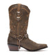 Durango Women's Crush Heartbreaker 11" J Toe Western Boot - Brown - RD4155 - Side Profile - Overlook Boots