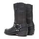 Durango Women's Harness 10" Snoot Toe Western Boot - Oiled Black - RD510 - Back View - Overlook Boots