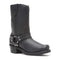 Durango Women's Harness 10" Snoot Toe Western Boot - Oiled Black - RD510 - Front Angle - Overlook Boots