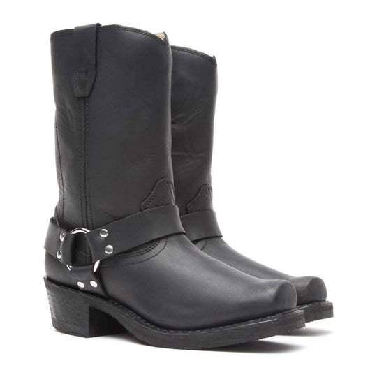 Durango Women's Harness 10" Snoot Toe Western Boot - Oiled Black - RD510 - Pair - Overlook Boots