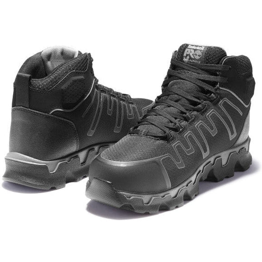 Timberland Pro Men's Powertrain Sport Alloy Toe Sneaker Work Shoe -Black- TB1A1JYQ001 - Overlook Boots