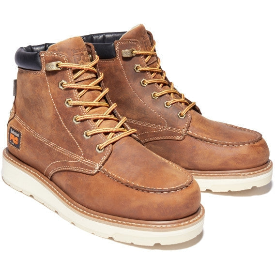 Timberland Pro Men's Gridworks 6" Alloy Toe Waterproof Work Boot - TB1A29V1214 5 / Medium / Brown - Overlook Boots