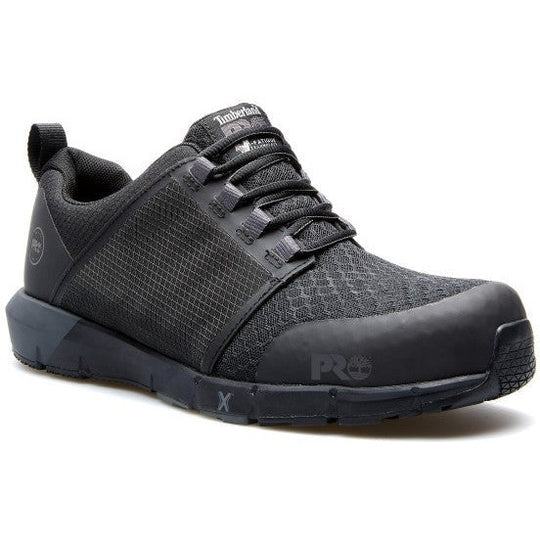 Timberland Pro Men's Radius Composite Toe Work Sneaker Shoe- Black- TB1A27W7001 - Overlook Boots