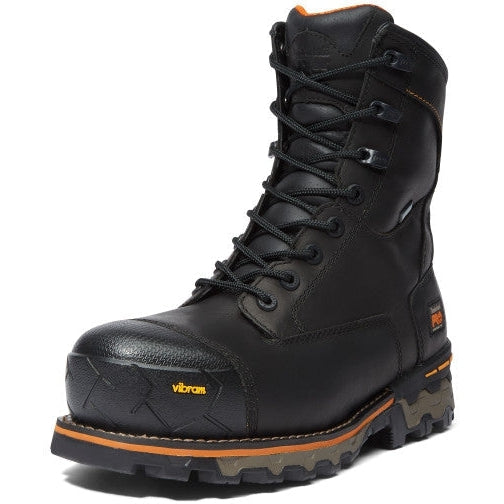 Timberland Pro Men's Boondock 8" Composite Toe Waterproof Work Boot -Black- TB189645001 - Overlook Boots
