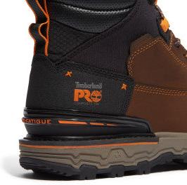 Timberland Pro Men's Boondock Ultralight 8" Comp Toe ins Waterproof Work Boot - Brown - TB0A646FEM4 - Overlook Boots