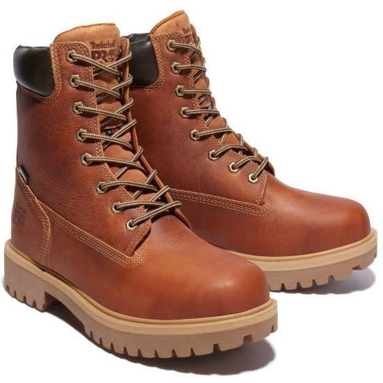 Timberland Pro Men's Direct Attach 8" WP 400G Work Boot - TB1A29X8214 7 / Medium / Brown - Overlook Boots