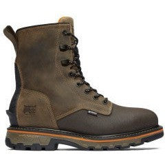 Timberland Pro Men's True Grit 8" Composite Toe Waterproof Work Boot- Brown- TB1A22CN214 - Overlook Boots