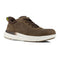 Florsheim Men's Fleet Work Composite Toe Static Dissipative Elastic Work Sneaker - Brown - FS2782 - Front Angle - Overlook Boots