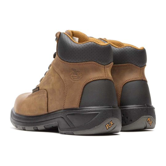 Georgia Men's FLXpoint 6" Composite Toe Waterproof Work Boot - Brown - G6644 - Overlook Boots