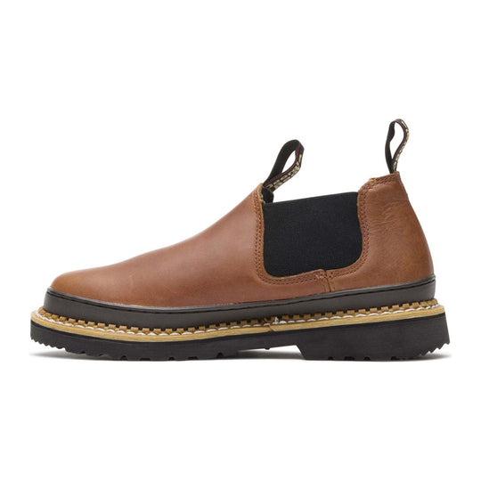 Georgia Men's Giant Revamp 3" Soft Toe Romeo Work Shoe - Brown - GB00320 - Inside Profile - Overlook Boots