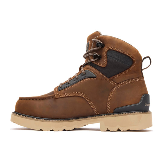 Georgia Men's Carbon Flex 6" Carbon Toe Waterproof Moc Toe Work Boot - Brown - GB00755 - Overlook Boots