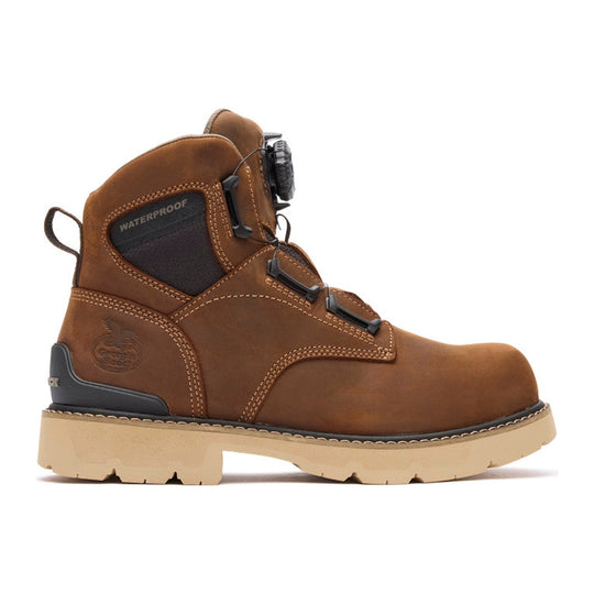 Georgia Men's Carbon Flex 6" Carbon Toe Waterproof BOA Work Boot - Brown - GB00757 - Overlook Boots