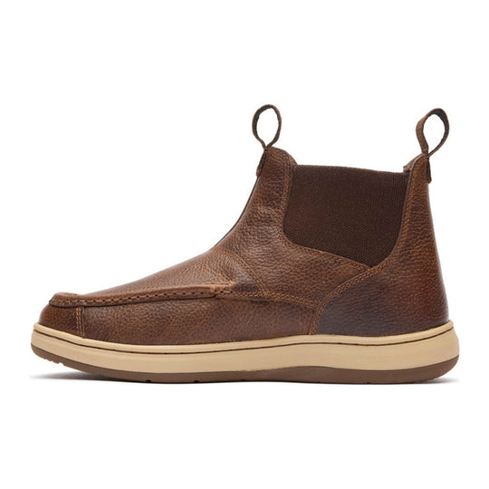 Georgia Men's Eagle SuperLyte 5.5" Soft Toe Moc Toe Chelsea Boot - Brown - GB00759 - Overlook Boots