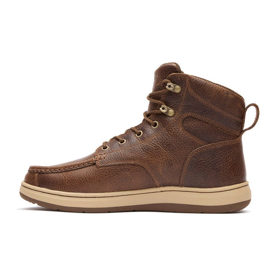 Georgia Men's Eagle SuperLyte 5" Soft Toe Moc Toe Chukka Boot - Brown - GB00760 - Overlook Boots