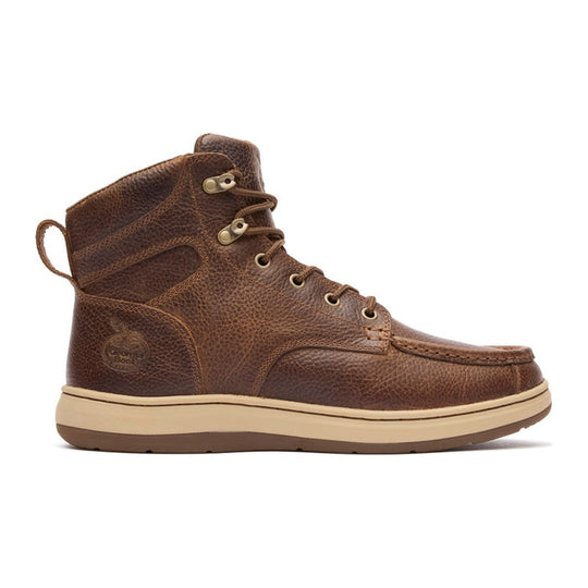 Georgia Men's Eagle SuperLyte 5" Soft Toe Moc Toe Chukka Boot - Brown - GB00760 - Overlook Boots