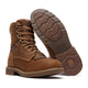 Georgia Men's Core 37 Farm & Ranch 8" Soft Toe Waterproof Lace-Up Work Boot - Brown - GB00761 - Overlook Boots