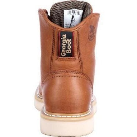 Georgia Men's 6" Wedge Work Boot - Brown - G6152  - Overlook Boots