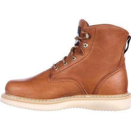 Georgia Men's 6" Wedge Work Boot - Brown - G6152  - Overlook Boots