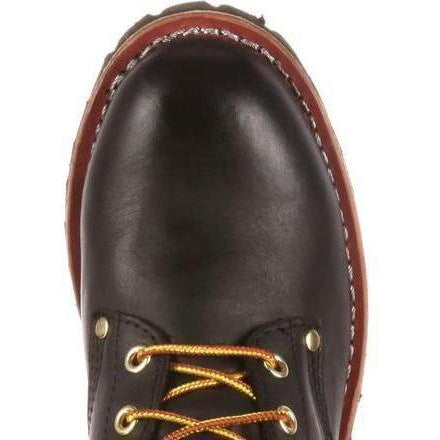 Georgia Men's 8" Logger Work Boot - Black - G8120  - Overlook Boots