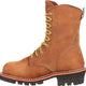 Georgia Men's 8" Steel Toe Waterproof Insulated Logger Work Boot - Brown - G9382 - Overlook Boots