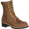 Georgia Men's 8" Waterproof Steel Toe Insulated Logger Work Boot - Brown - GB00065 8.0 / Medium / Brown - Overlook Boots