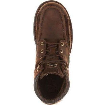 Georgia Men's Athens 6" Waterproof Work Boot - Brown - G7403  - Overlook Boots