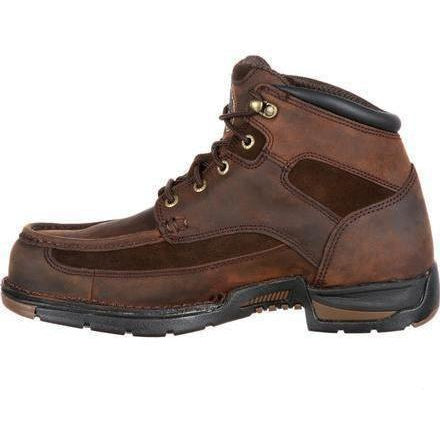 Georgia Men's Athens 6" Waterproof Work Boot - Brown - G7403  - Overlook Boots