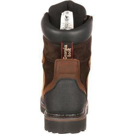 Georgia Men's Brookville 8" Steel Toe Waterproof Work Boot - Brown - G9334 - Overlook Boots