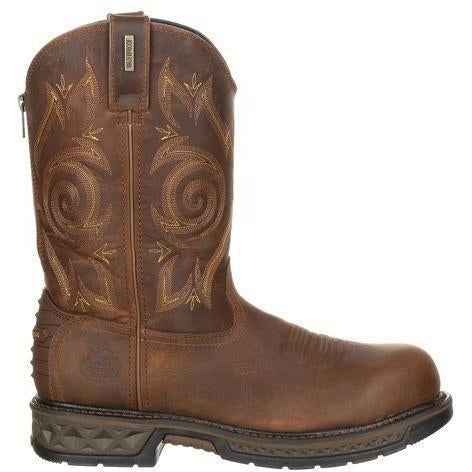 Georgia Men's Carbo-Tec Lightweight Composite Toe Waterproof Wellington Work Boot - GB00239 - Overlook Boots