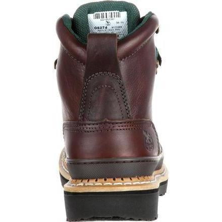 Georgia Men's Giant 6" Steel Toe Work Boot - Brown - G6374  - Overlook Boots