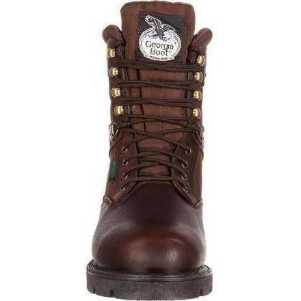 Georgia Men's Homeland 8" Waterproof Insulated Work Boot - Brown - G109 - Overlook Boots