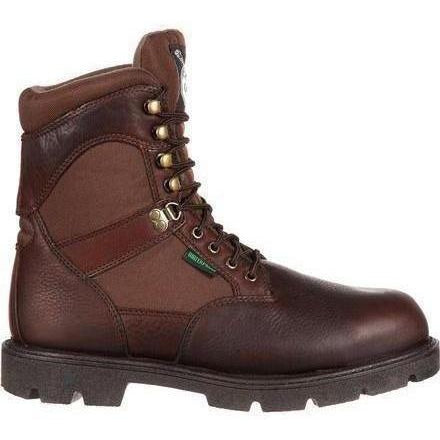 Georgia Men's Homeland 8" Waterproof Insulated Work Boot - Brown - G109 - Overlook Boots