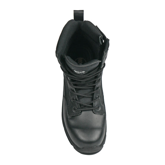Hoss Men's Watchman 8" Soft Toe Side Zip Work Boot - Black - 80180 - Overlook Boots