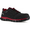Reebok Men's Sublite Cushion Comp Toe Athletic Work Shoe - Black - RB4058 7.0 / Medium / Black/Red - Overlook Boots
