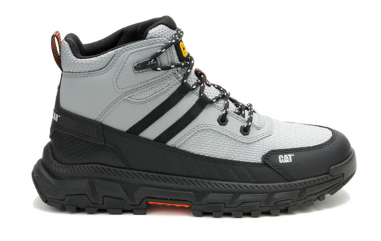 Cat Men's Booster Vent Soft Toe Athletic Work Boot- Grey- P51115 - Overlook Boots
