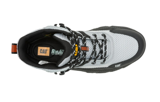 Cat Men's Booster Vent Soft Toe Athletic Work Boot- Grey- P51115 - Overlook Boots