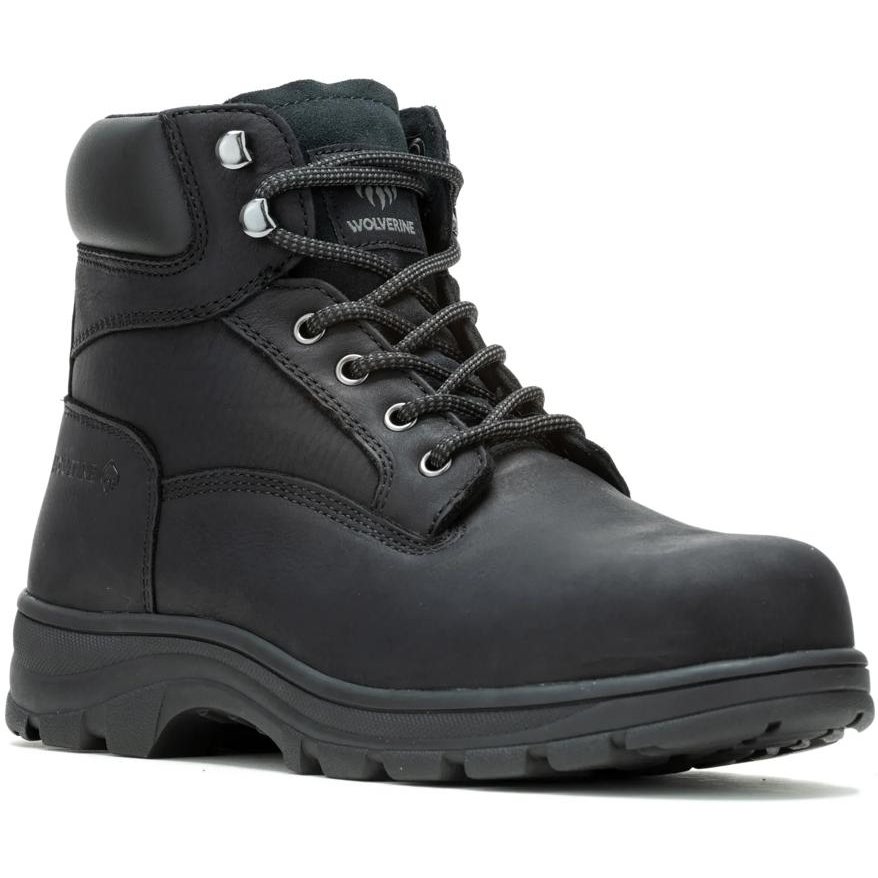 Wolverine Men's Carlsbad Steel Toe Work Boot - Black - W231127 5.0 / Medium / Black - Overlook Boots