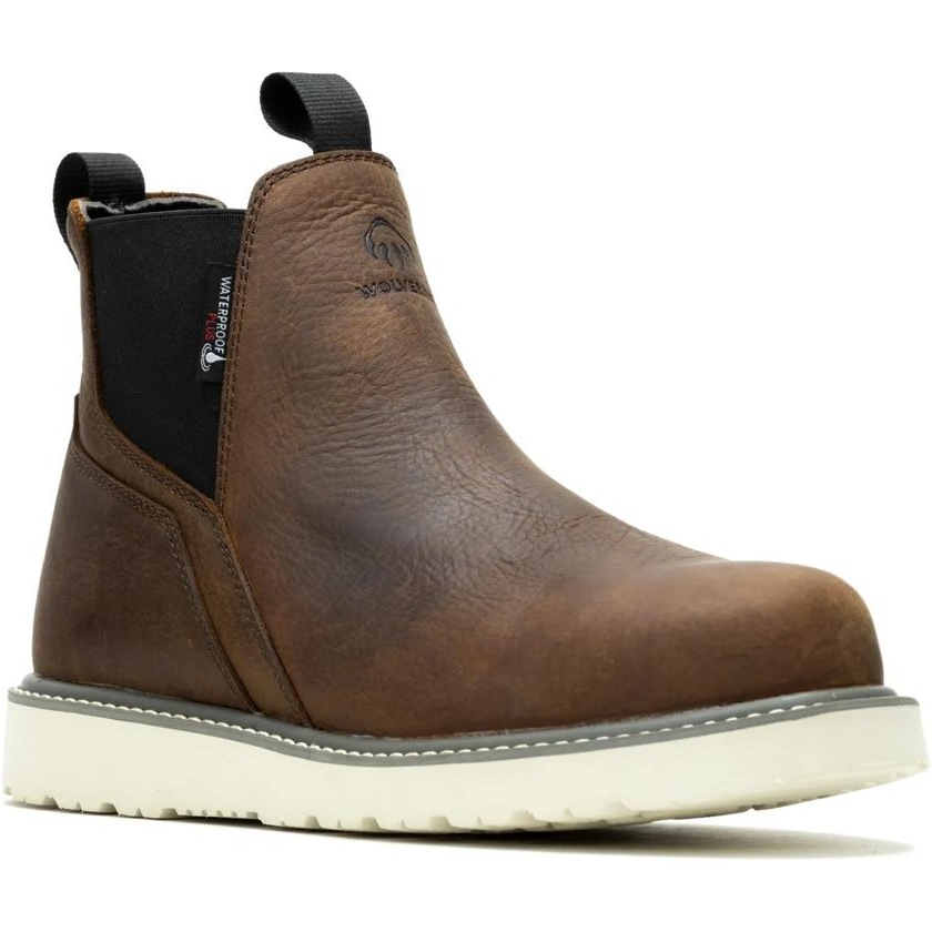 Wolverine Men's Trade Wedge Steel Toe Work Boot - Brown - W230040 7 / Medium / Brown - Overlook Boots
