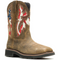 Wolverine Men's Rancher Steel Toe Waterproof Wellington Work Boot- Brown- W261047 7 / Medium / Brown - Overlook Boots