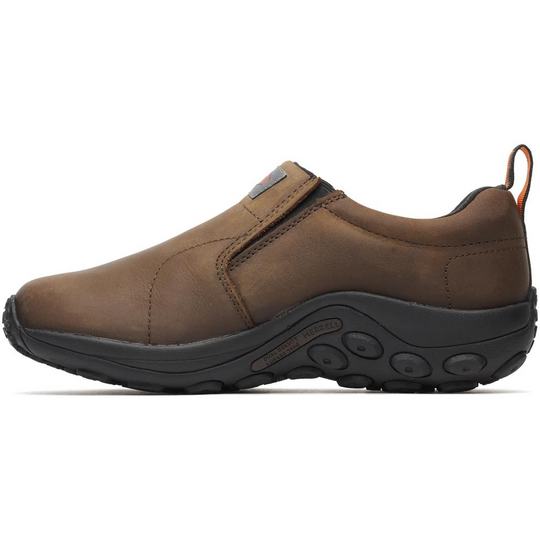 Merrell Work Men's Jungle Moc Waterproof Leather SR Work Shoe - Espresso - J099323 - Overlook Boots
